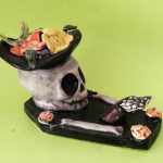 Porta incienso Catrina